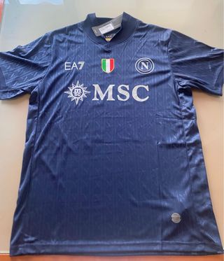 Camiseta EA7 Napoli Azul Talla L