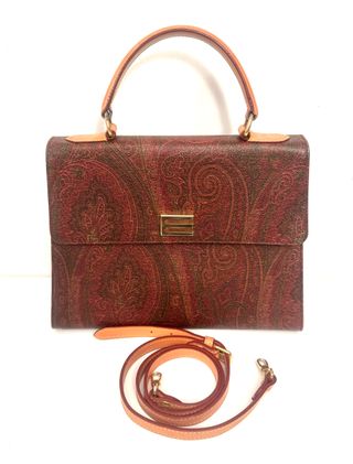 Bolso de mano y hombro estampado