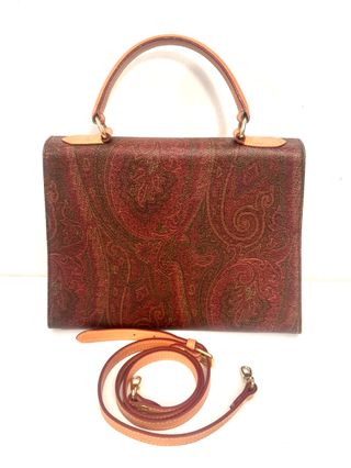 Bolso de mano y hombro estampado