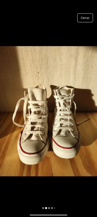 Converse Blancas Caña Alta