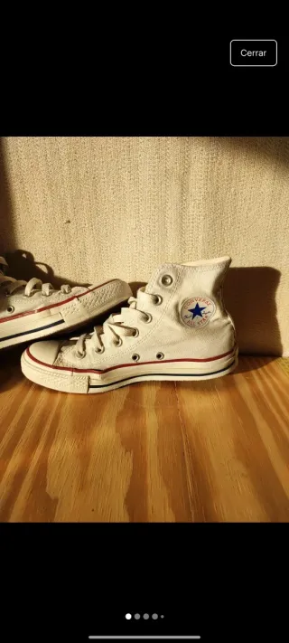 Converse Blancas Caña Alta