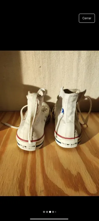 Converse Blancas Caña Alta