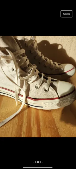 Converse Blancas Caña Alta