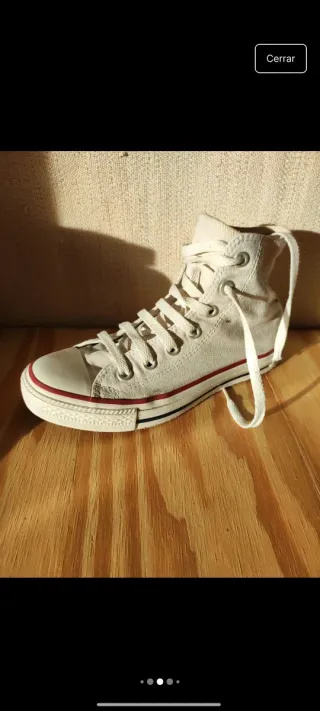 Converse Blancas Caña Alta