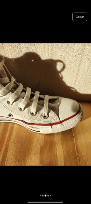 Converse Blancas Caña Alta