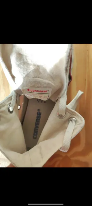 Converse Blancas Caña Alta