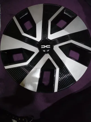 Tapacubos Dacia Renault 16 Negro/Plata