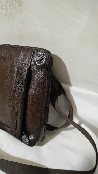 Borsello Piquadro marrone pelle uomo