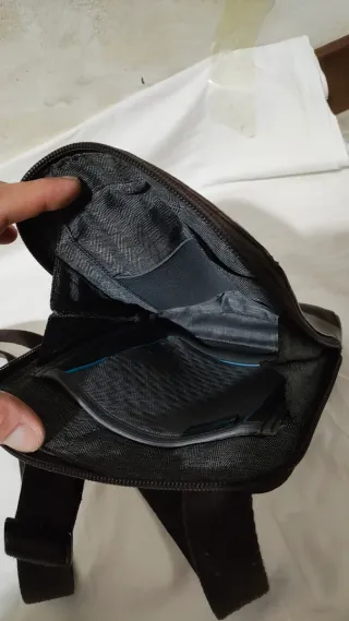 Borsello Piquadro marrone pelle uomo