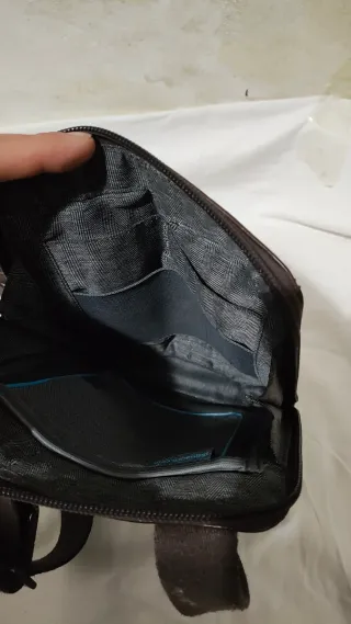 Borsello Piquadro marrone pelle uomo