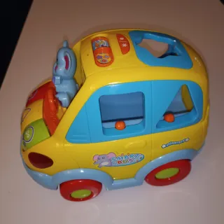 Autobus clasificador de formas musical Montessori