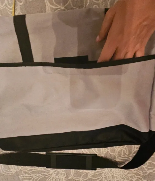 Borsa a tracolla Wild Things grigia e nera