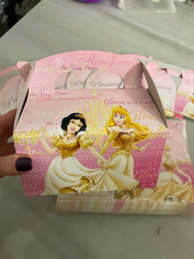 34 Cajas de fiesta de princesas Disney