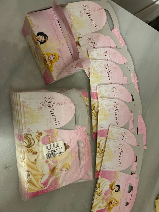 34 Cajas de fiesta de princesas Disney