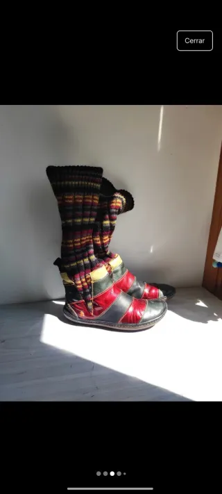 Botas altas multicolor