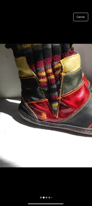 Botas altas multicolor