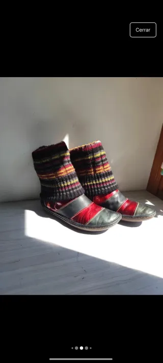 Botas altas multicolor
