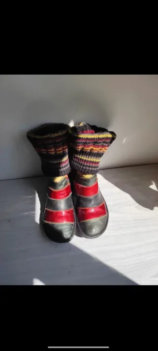 Botas altas multicolor