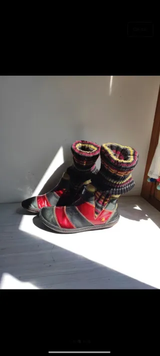 Botas altas multicolor