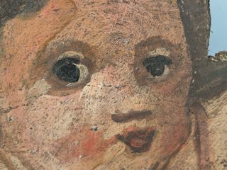 Pareja de ángeles voladores italianos