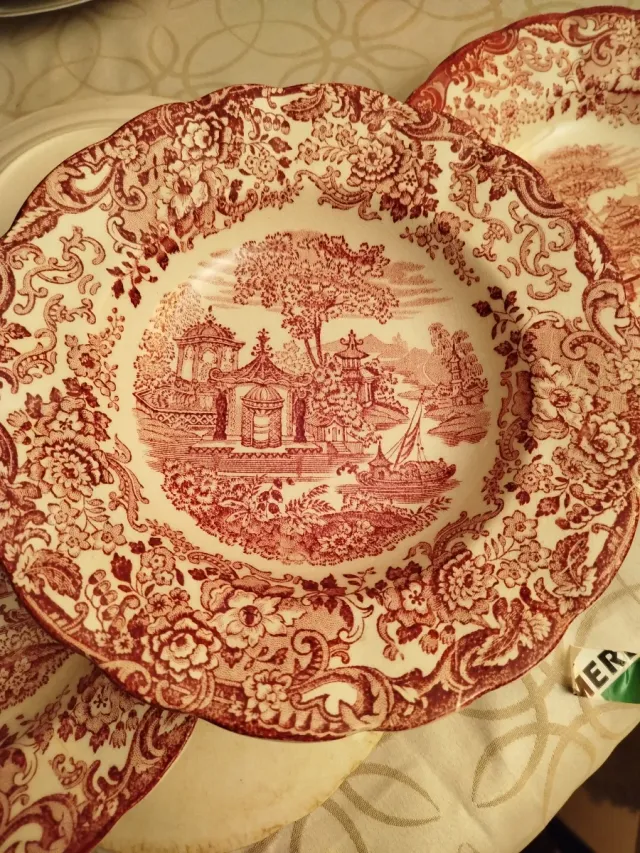 Platos La Cartuja Antiguos (Defectos) Lola.