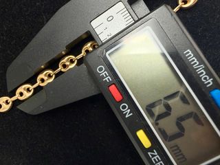 Cadena calabrote de oro de 18k. Peso: 19.7 g.