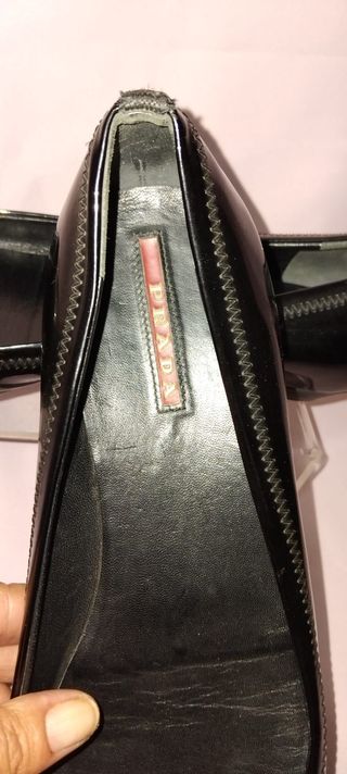 Manoletinas Prada Negras Mujer