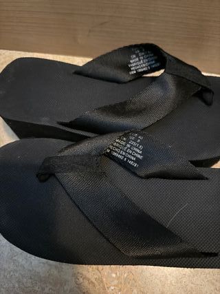 Sandalias plataforma negras talla 40
