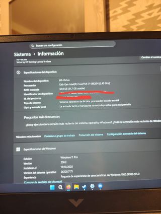 Portátil Gaming RTX 4060 32GB RAM