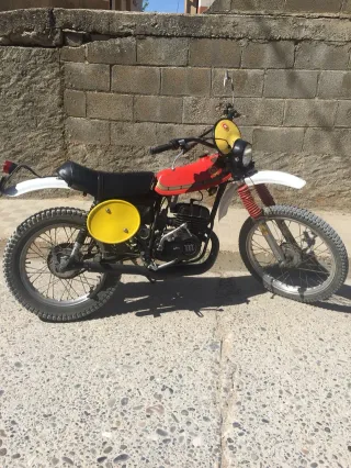 moto clasica montesa enduro 75 L 1978