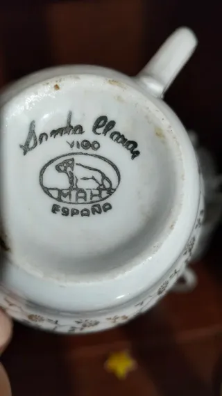 Juego de café 12 tazas porcelana