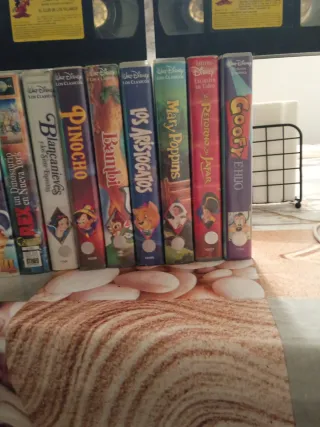 Lote 11 Películas VHS Disney (Español)