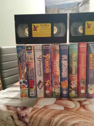 Lote 11 Películas VHS Disney (Español)