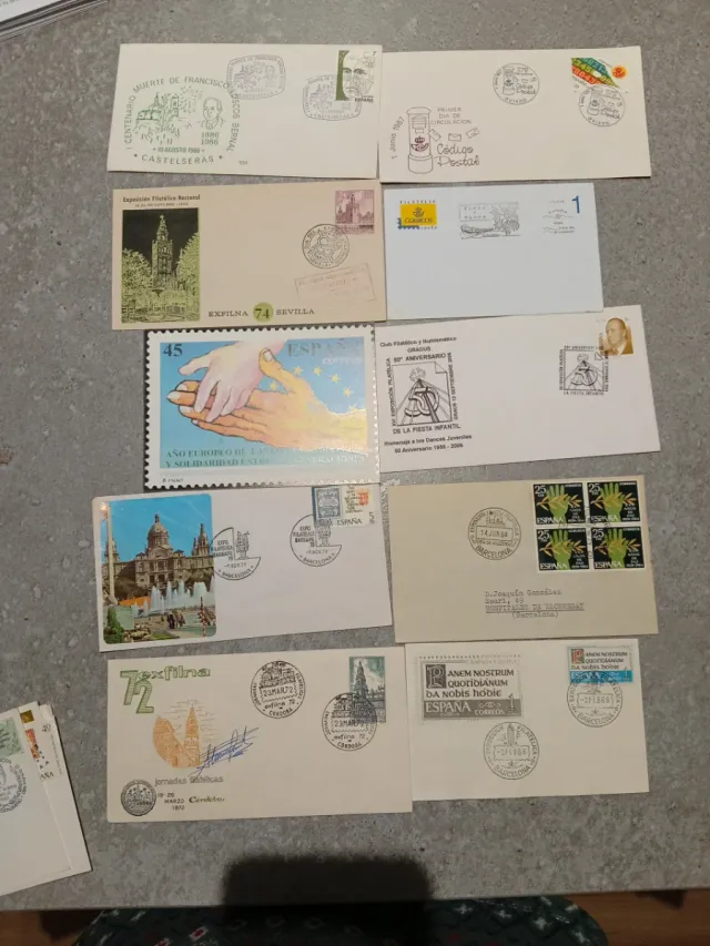 Lotto 20 buste e cartoline filateliche