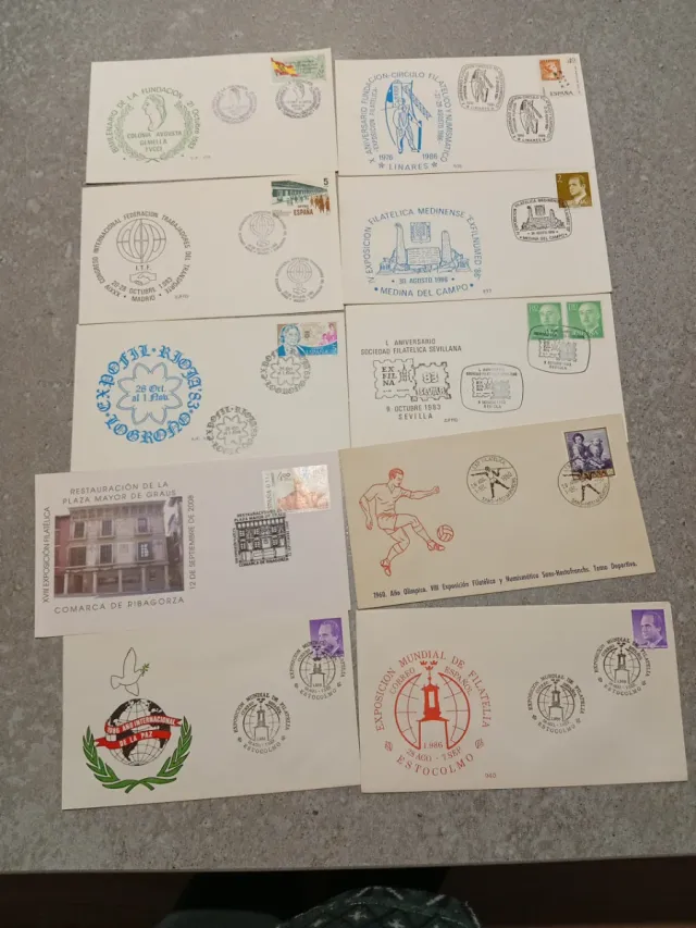 Lotto 20 buste e cartoline filateliche