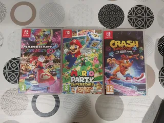 Nintendo Switch Neón + 3 Juegos