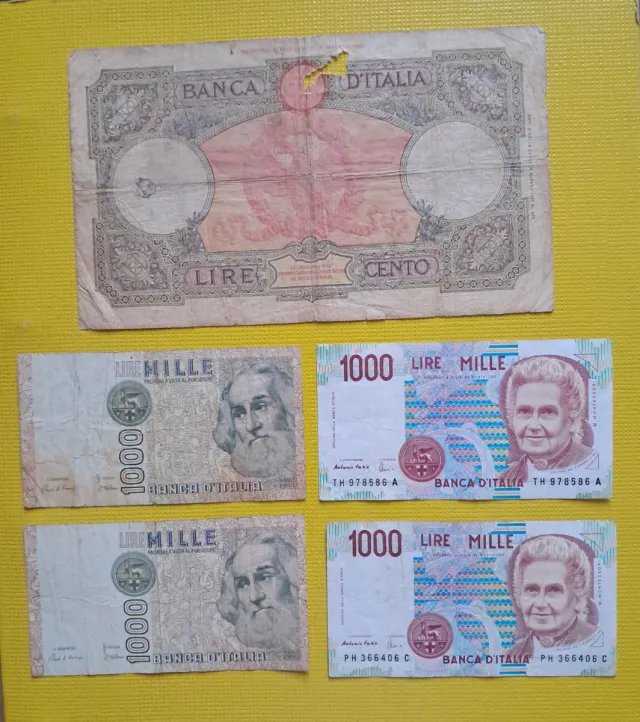 Lotto Banconote Italia