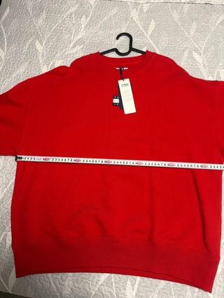 Sudadera Tommy Jeans Roja a estrenar