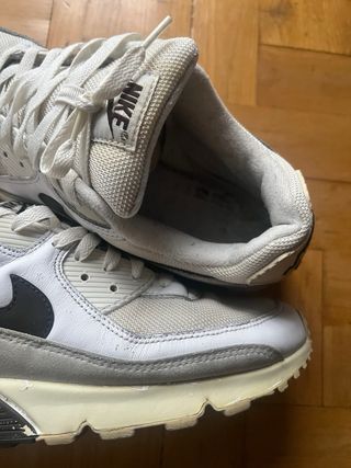 Nike Air Max 90 Talla 45 Gris Blanco
