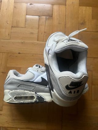 Nike Air Max 90 Talla 45 Gris Blanco