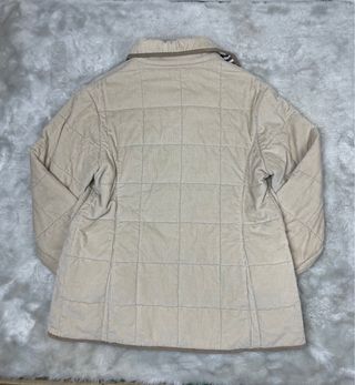 Casaco Burberry Bege Xadrez