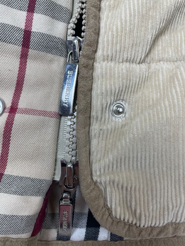 Giacca Burberry Beige a Quadri