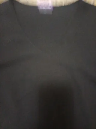 Blusa negra manga larga