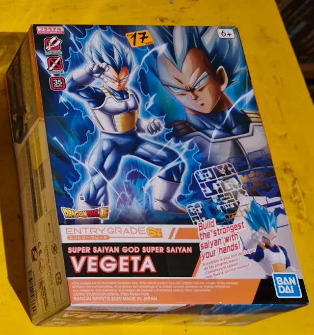 Figura Vegeta Super Saiyan God Super Saiyan