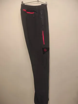 Pantalón Ternua técnico negro con detalles rojo