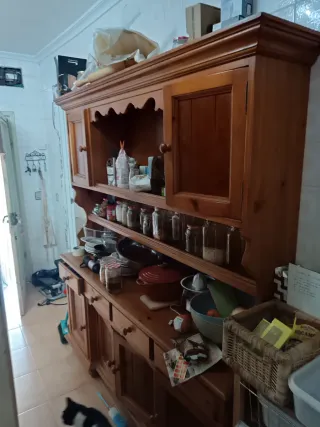 Alacena de cocina de pino