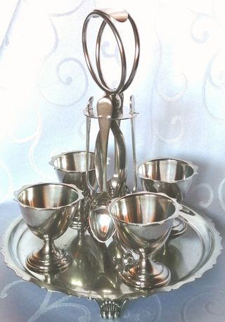 Portauova H&N Sheffield EPNS Vintage '30