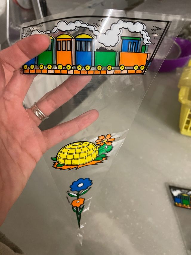 25 Bolsas de fiesta con tortugas y trenes