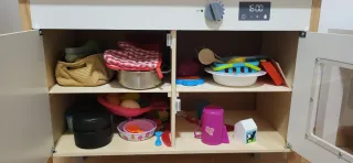 Cocinita de madera para niños