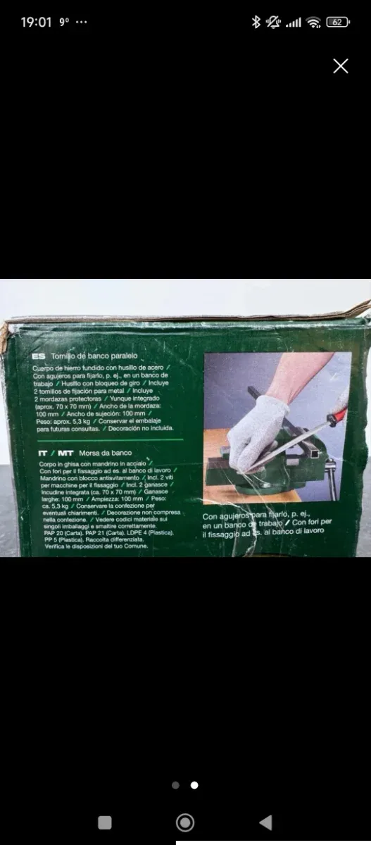 Tornillo de banco PARKSIDE 150mm